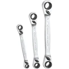 Multidrive Ratchet Ring Spanner Set